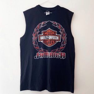 Authentic Harley Davidson Jamaica Muscle Shirt